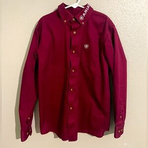 Ariat Boys button Up